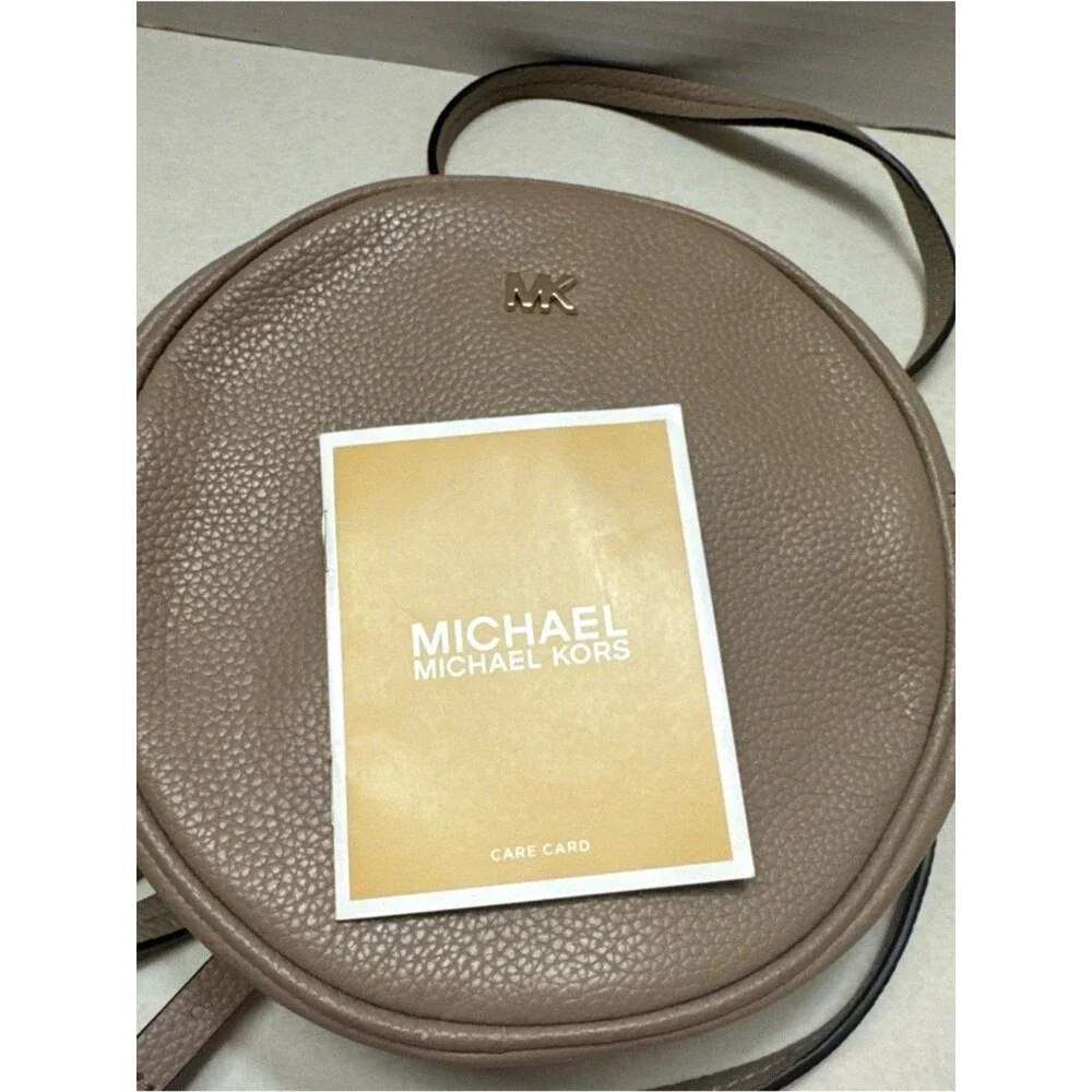 Michael Kors Pebbled Leather Canteen Crossbody Bag